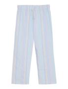 Pants Y/D Seersucker Bottoms Trousers Blue Minymo
