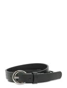Solid Slim Belt Vyö Black Becksöndergaard