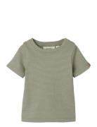 Nbmfeng Ss Slim Top Lil Tops T-shirts Short-sleeved Green Lil'Atelier
