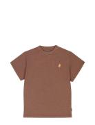 Tnd Mimizan Tops T-shirts Short-sleeved Brown TUMBLE 'N DRY