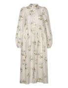 Viscose Relaxed Dress Polvipituinen Mekko White By Ti Mo