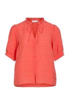 Vijilala 2/4 Shirt Tops Blouses Short-sleeved  Vila