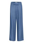 Bykosmo Wide Pants - Bottoms Trousers Wide Leg Blue B.young