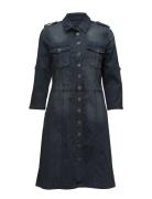 Uniform Dress Polvipituinen Mekko Blue Cream