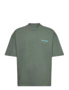 Underground Tops T-shirts Short-sleeved Khaki Green AllSaints