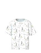 Nmmvalther Ss Nreg Top Tops T-shirts Short-sleeved White Name It