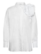 Cmpoplin-Shirt Tops Shirts Long-sleeved White Copenhagen Muse
