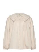Takiri Tops Shirts Long-sleeved Shirts Beige MarMar Copenhagen