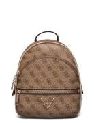 Manhattan Backpack Reppu Laukku Beige GUESS
