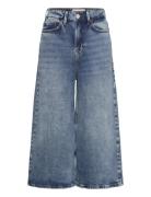 Trw-Mandela Culotte Jeans Wash Peru Bottoms Jeans Wide Blue Tomorrow