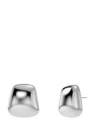 Mira Studs L Steel Accessories Jewellery Earrings Studs Silver Edblad