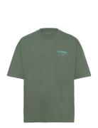 Underground Ss Crew Tops T-shirts Short-sleeved Green AllSaints