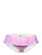 Bikini Brief Flounce Aop Bikinit Pink Lindex