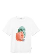 Wwbobby Tops T-shirts Short-sleeved White WOOD WOOD