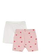 Biker Pants 2 Pack Bottoms Shorts Pink Lindex