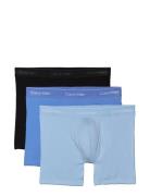 Boxer Brief 3Pk Bokserit Multi/patterned Calvin Klein