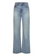 High-Rise Wide-Leg Jean Bottoms Jeans Wide Blue Lauren Ralph Lauren