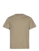Boxy Heavyweight T-Shirt Tops T-shirts Short-sleeved Green Weekday