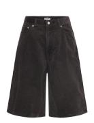 Astro Loose Baggy Corduroy Shorts Bottoms Shorts Casual Shorts Black W...