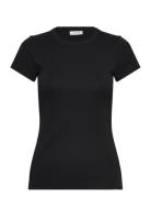 Fallon Tops T-shirts & Tops Short-sleeved Black Andiata