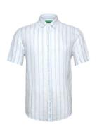 Shirt Tops Shirts Short-sleeved Blue United Colors Of Benetton