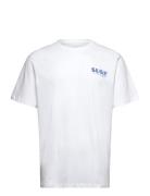 Surf T-Shirt Tops T-shirts Short-sleeved White Clean Cut Copenhagen
