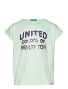 T-Shirt Tops T-shirts Short-sleeved White United Colors Of Benetton