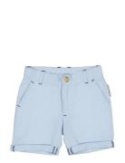 Linen Shorts Bottoms Shorts Blue Geggamoja