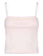 Spaghetti Strap Singlet Tops T-shirts & Tops Sleeveless Pink Gina Tric...