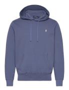 Loopback Fleece Hoodie Tops Sweat-shirts & Hoodies Hoodies Blue Polo R...