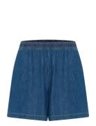 Cuberteline Arpa Shorts Bottoms Shorts Casual Shorts Blue Culture