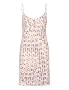 Slip Pointelle Lettuce Edge Yöpaita Pink Lindex