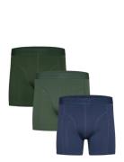 Cotton Stretch Boxer 3P Bokserit Green Björn Borg