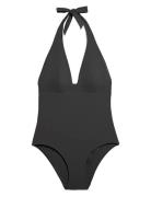 Sculpt - 1 Piece Unwired Swimsuit Uimapuku Uima-asut Black Etam