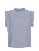 Tirra W Tops T-shirts & Tops Sleeveless Blue MarMar Copenhagen