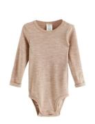 Body Merino Solid Bodies Long-sleeved Pink Lindex