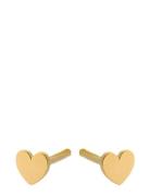 Mini Heart Earsticks Accessories Jewellery Earrings Studs Gold Pernill...