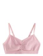 Top Seamless V Neck Night & Underwear Underwear Tops Pink Lindex