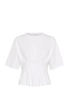 Gzinez Tee Tops T-shirts & Tops Short-sleeved White Gestuz