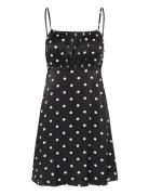 Gzdotta P Short Dress Lyhyt Mekko Black Gestuz
