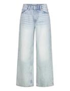 Missy Low Waist Loose Straight Leg Jeans Bottoms Jeans Wide Blue Monki