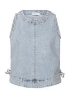 Lr-Kosa Tops Blouses Sleeveless Blue Levete Room