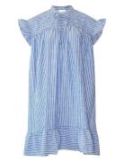 Linnea Dress Lyhyt Mekko Blue Noella