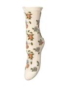 Florisima Cotta Sock Lingerie Socks Regular Socks White Becksöndergaar...