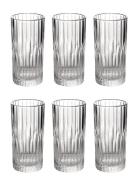 Drinkglas Manhattan X 6 Home Tableware Glass Drinking Glass Nude Dural...