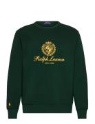 Fleece Graphic Sweatshirt Tops Sweat-shirts & Hoodies Sweat-shirts Kha...