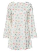 Pcmillie Ls Short Boatneck Dress Wvn D2D Lyhyt Mekko Pink Pieces