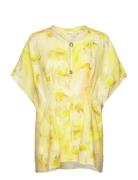 Rodebjer Jennia Daisies Tops Blouses Short-sleeved Yellow RODEBJER