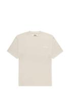 Wbbaine Waffel Tee Tops T-shirts Short-sleeved Cream Woodbird