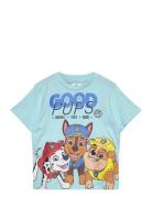 Tshirt Tops T-shirts Short-sleeved Blue Paw Patrol